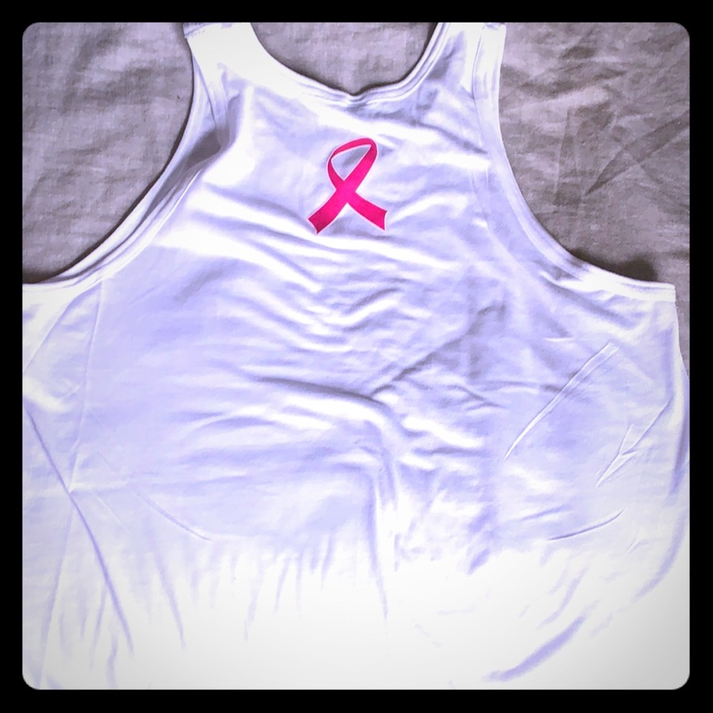 Men’s white tank top